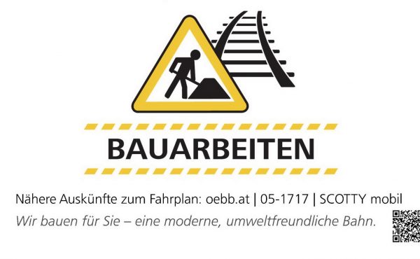 Grafik der ÖBB zu den Bauarbeiten