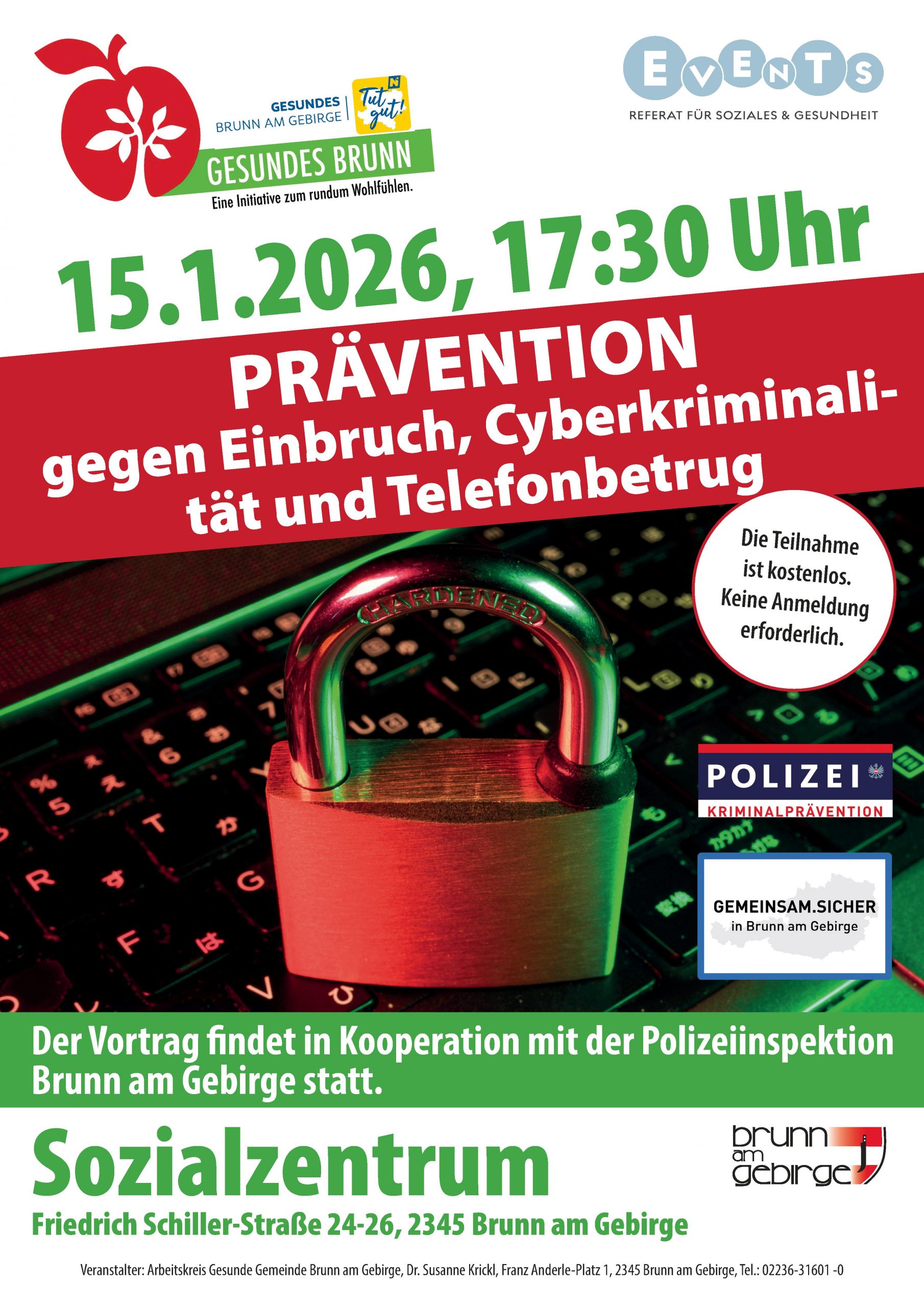 Plakat Cybercrime