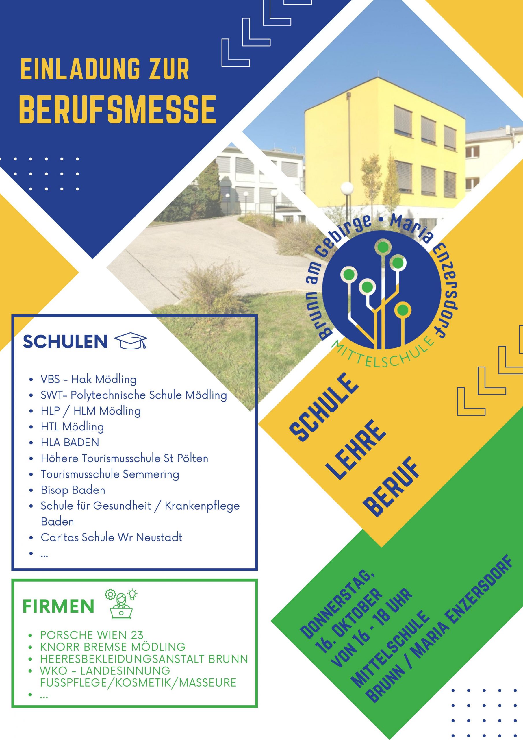 Flyer Berufsmesse