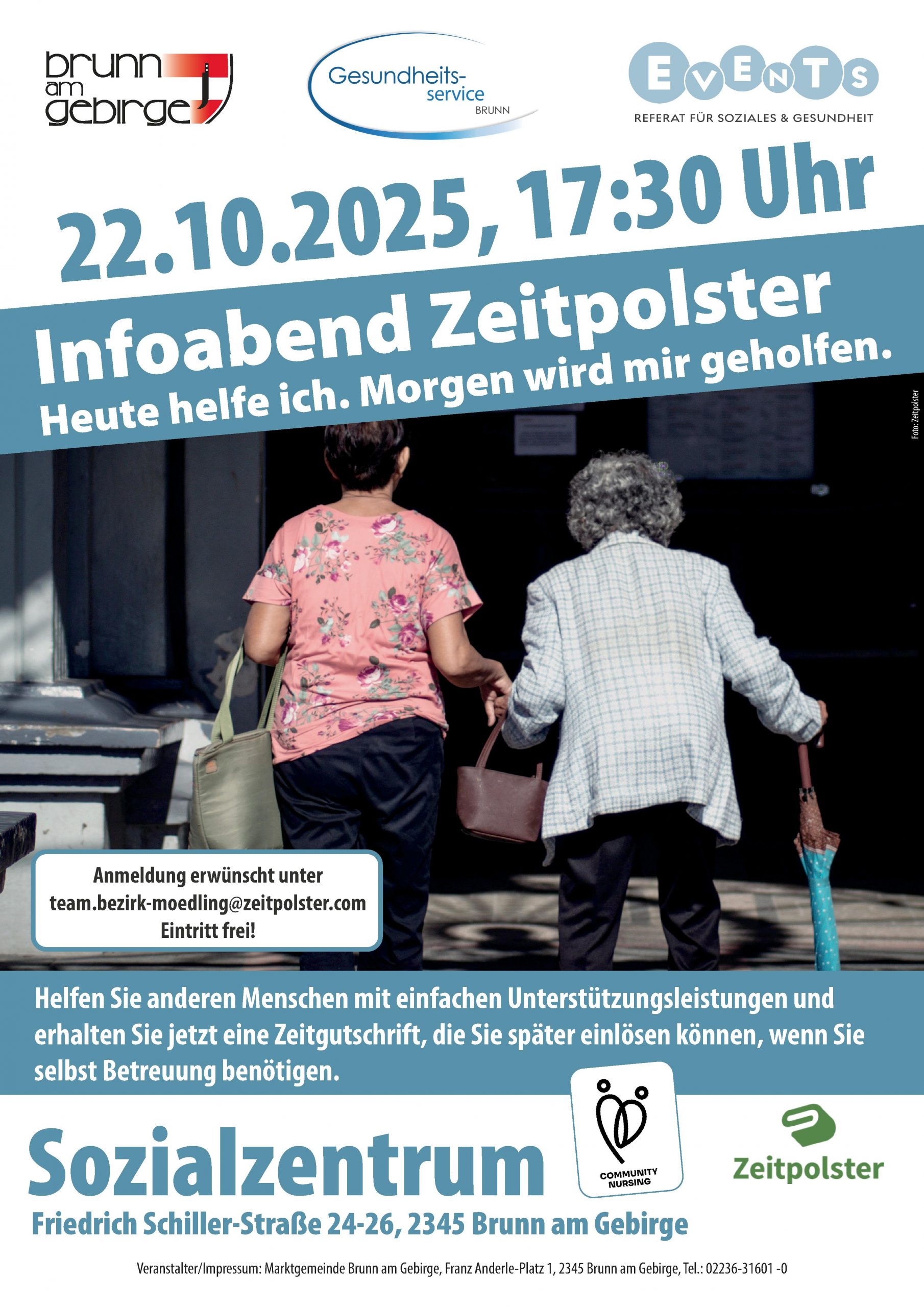 Plakat Zeitpolster