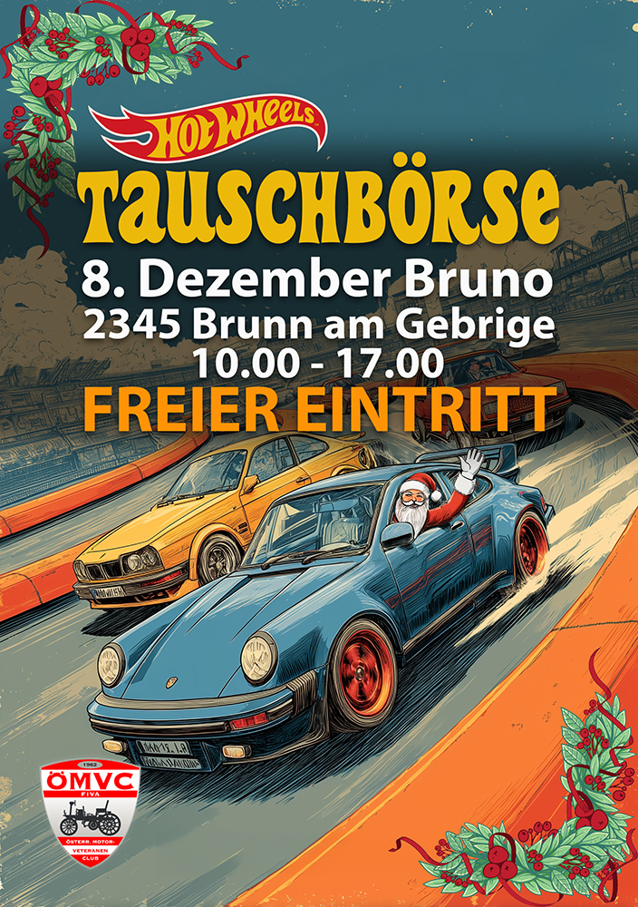 Plakat Hot Wheels Tauschbörse
