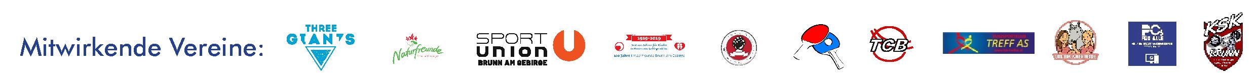 teilenhmende Vereine teilenhmende Vereine