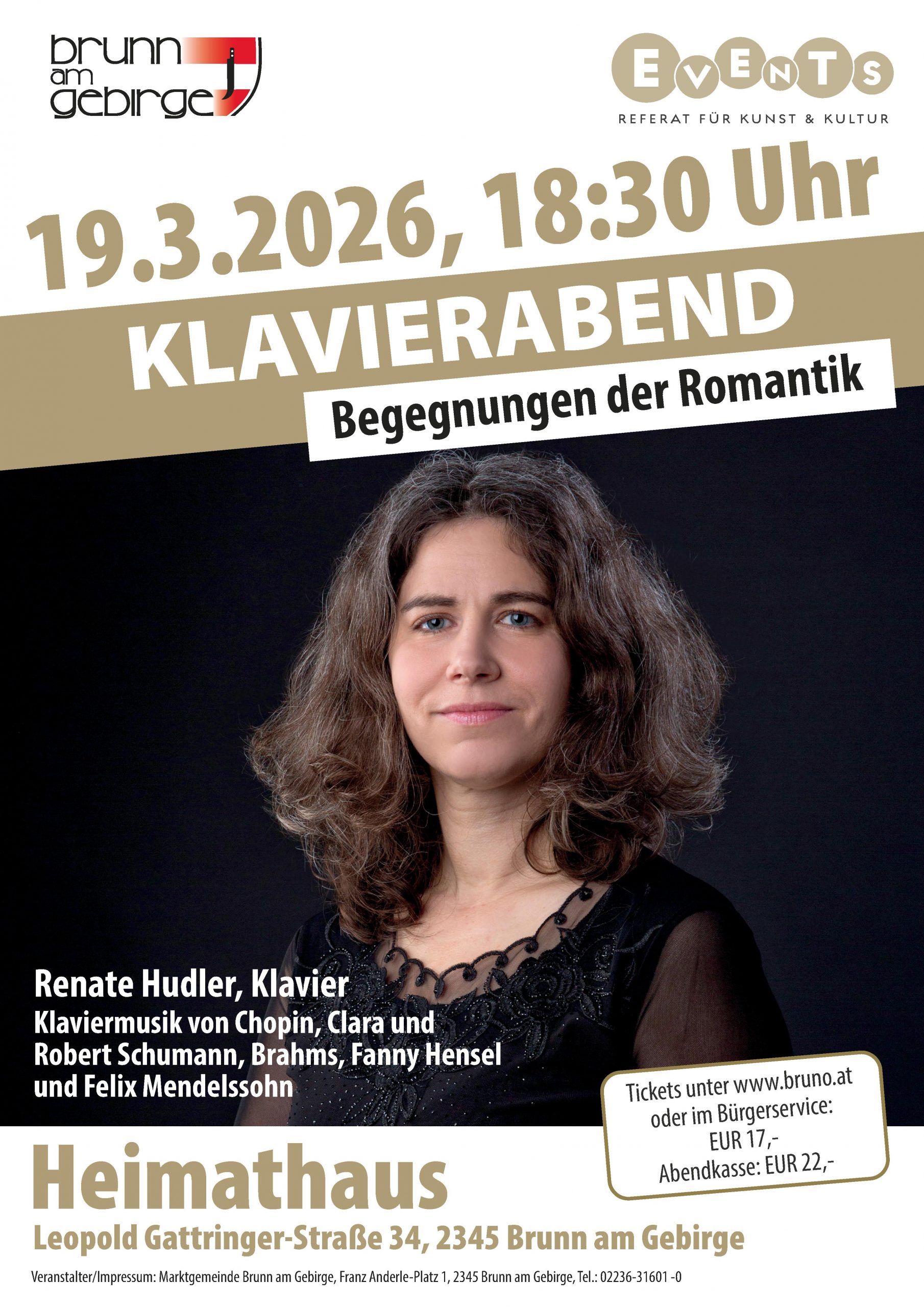 Klavierabend Begegnungen der Romantik