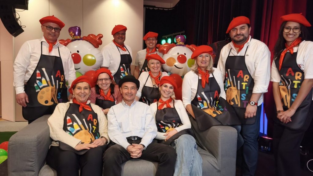 Gruppenfoto Kindermaskenball