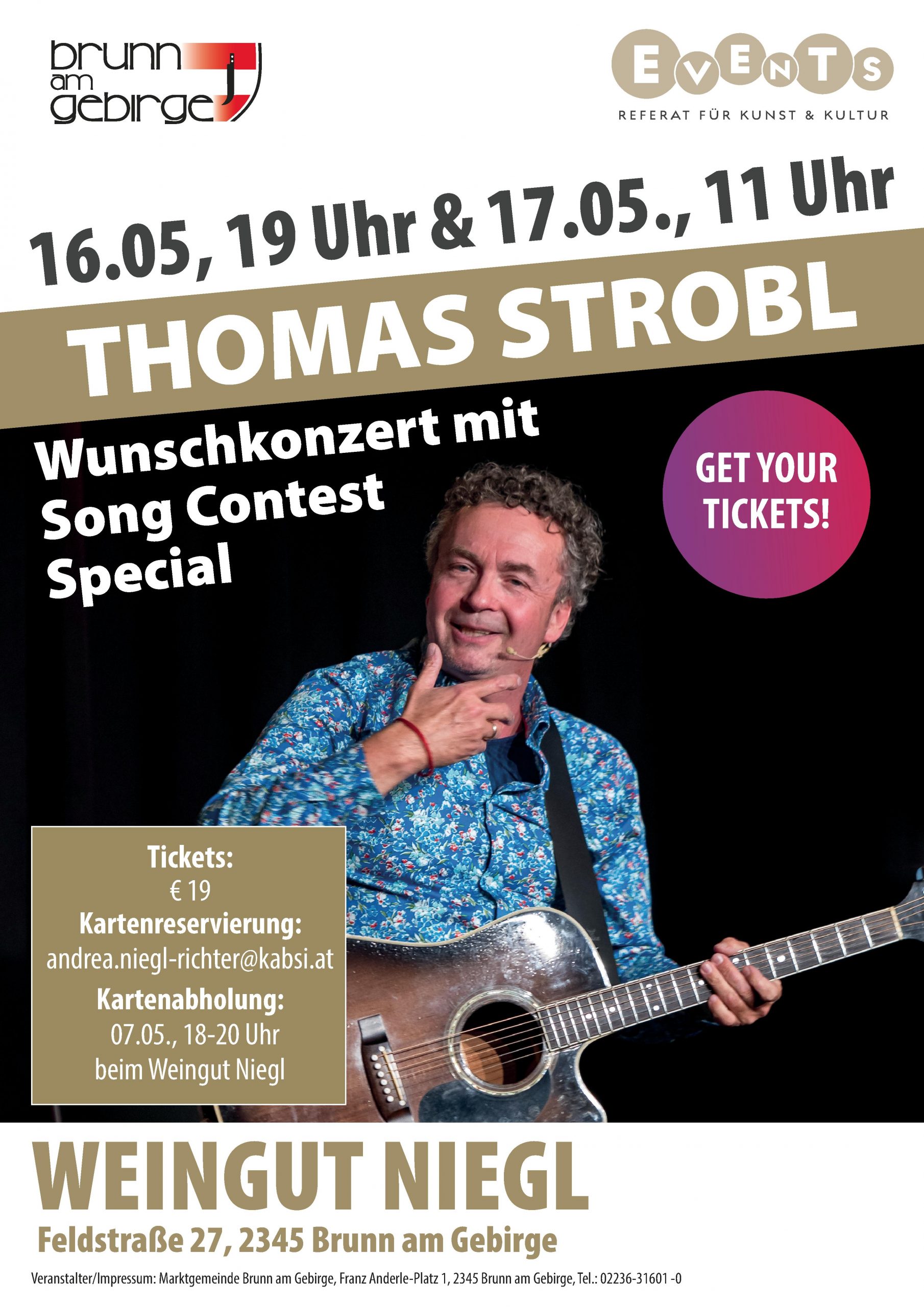 Plakat Thomas Strobl Wunschkonzert 2026